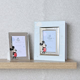Mickey Mouse Metal Frame Photo Album 6 x 4in - Blue & Silver