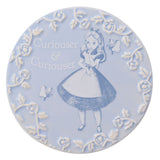 Alice in Wonderland Set of 4 Rose Border Stoneware Coasters