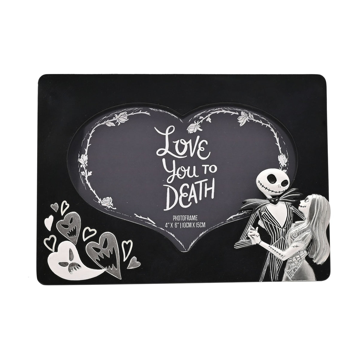 Nightmare Before Christmas Love You to Death Photo Frame - Black