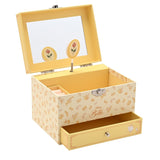 Pastel Princess Belle Musical Jewellery Box with Drawer