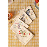 Winnie the Pooh & Friends Floral Cotton Napkins - Cream