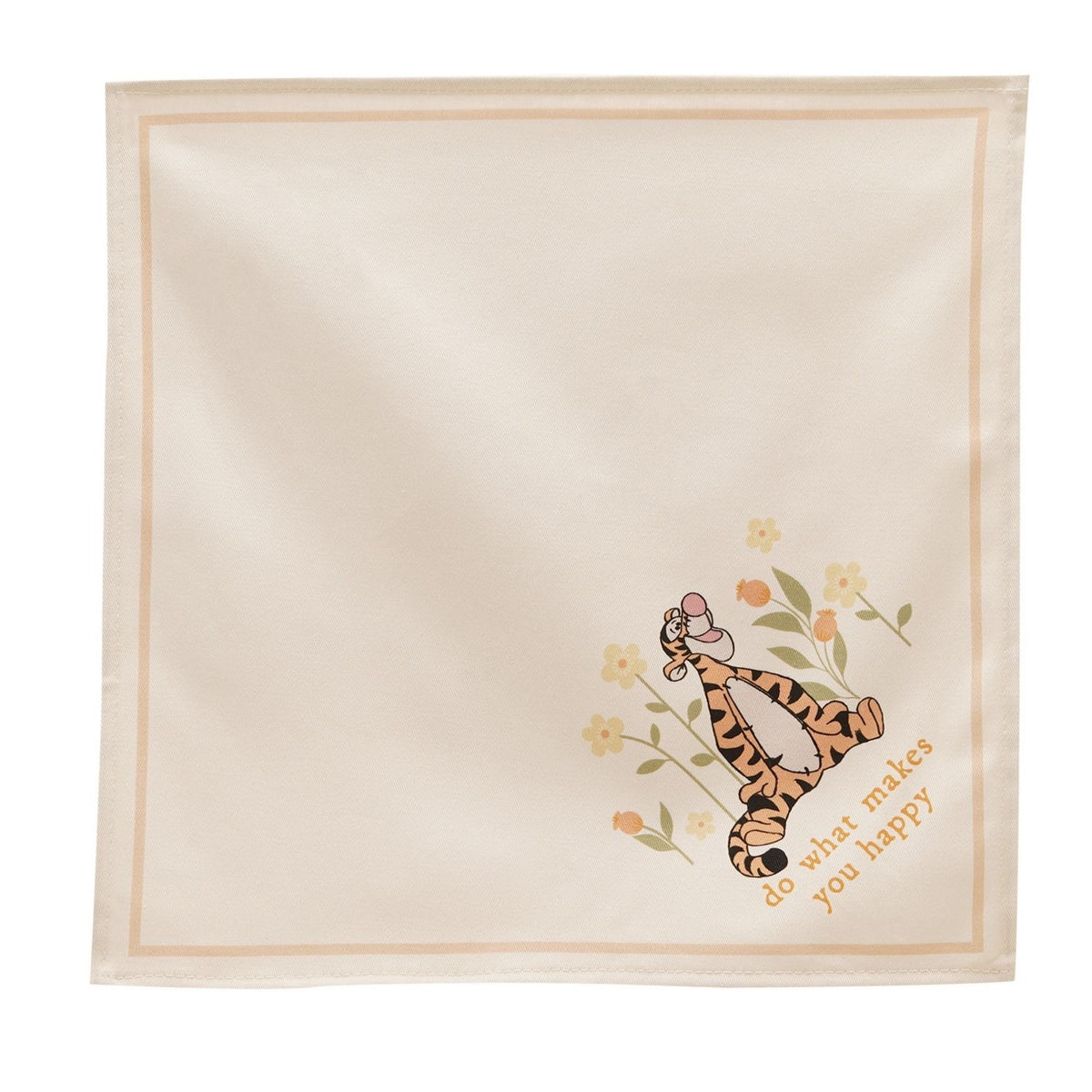 Winnie the Pooh & Friends Floral Cotton Napkins - Cream