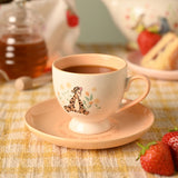 Winnie the Pooh Tigger Porcelain Cup & Saucer - Cream & Orange
