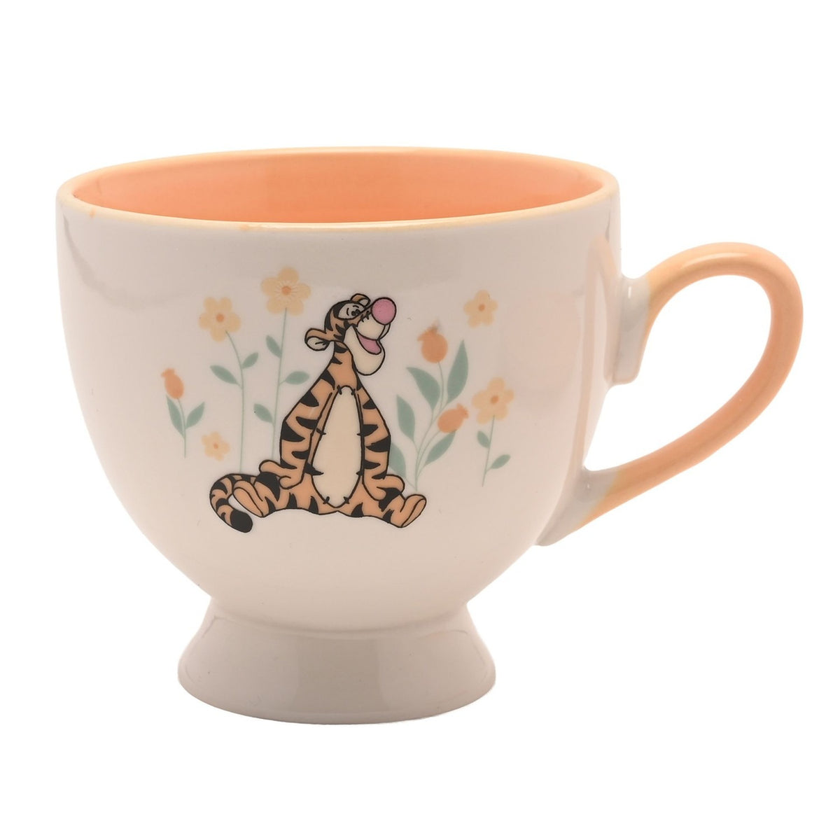 Winnie the Pooh Tigger Porcelain Cup & Saucer - Cream & Orange