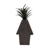 Nightmare Before Christmas Zero Planter with Faux Plant - Grey