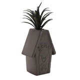 Nightmare Before Christmas Zero Planter with Faux Plant - Grey