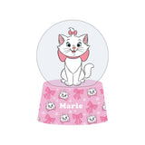 The Aristocats Marie Cat Plastic Snow Globe - Pink & White