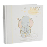 Dumbo Baby Photo Album 6 x 4in with Ribbon Ties - White