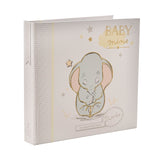 Dumbo Baby Photo Album 6 x 4in with Ribbon Ties - White