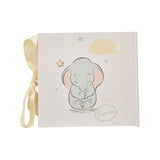 Dumbo Baby Photo Album 6 x 4in with Ribbon Ties - White