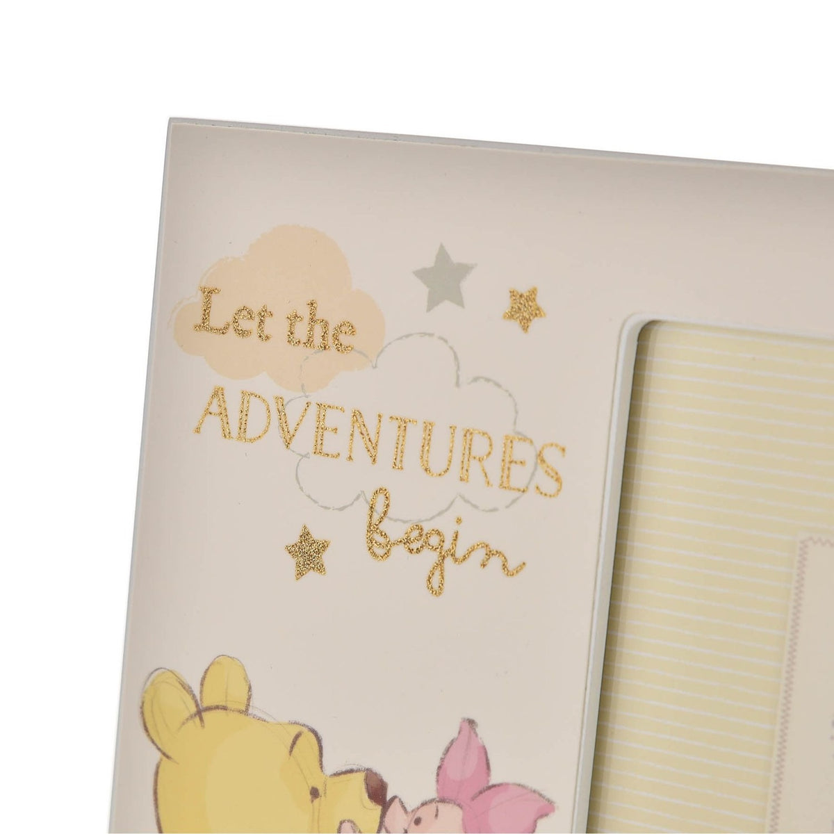 Square Winnie the Pooh Adventure Photo Frame 6 x 4in - White