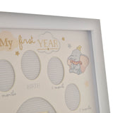 Dumbo My First Year Multi Oval Aperture Photo Frame - White
