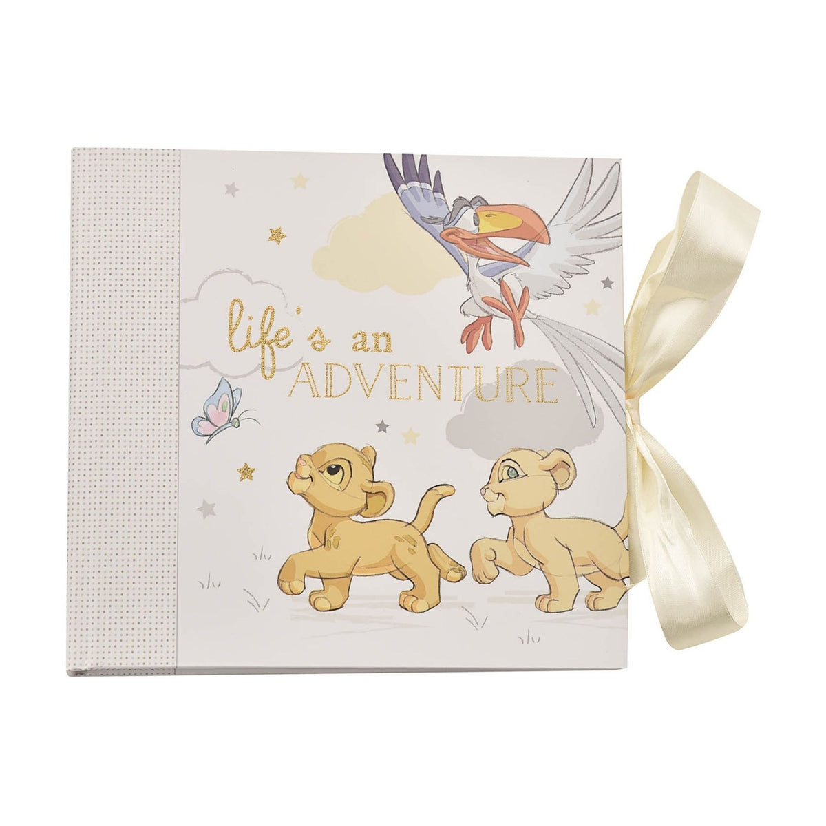 Magical Beginnings Simba Square Photo Album 6 x 4in - White