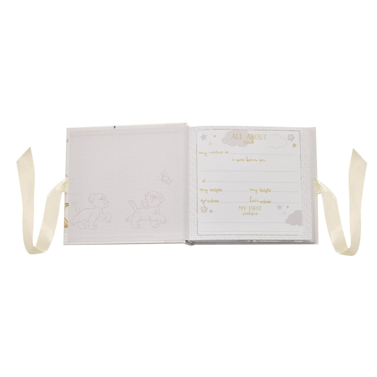 Magical Beginnings Simba Square Photo Album 6 x 4in - White