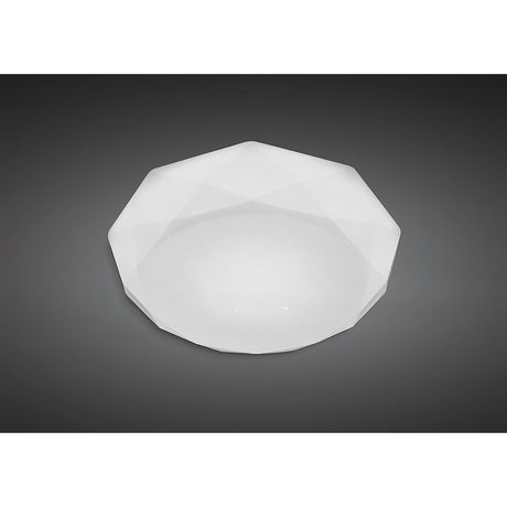 Diamante Flush Ceiling Light LED 3000K 21W - White