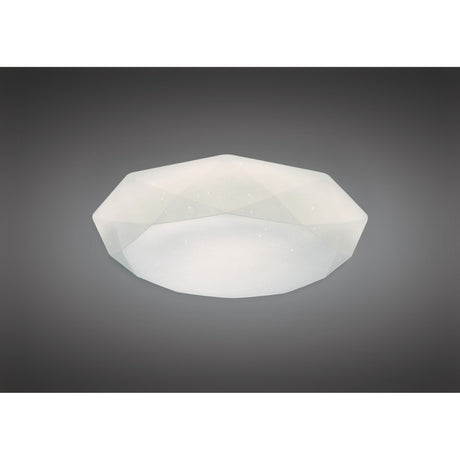 Diamante Flush Ceiling Light LED 5000K 21W - White