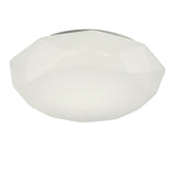 Diamante II Flush Ceiling Light LED 3000K 54W - White