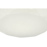 Diamante II Flush Ceiling Light LED 3000K 54W - White