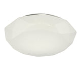 Diamante II Flush Ceiling Light LED 3000K 54W - White