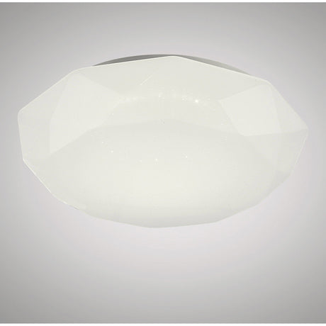 Diamante II Flush Ceiling Light LED 3000K 54W - White