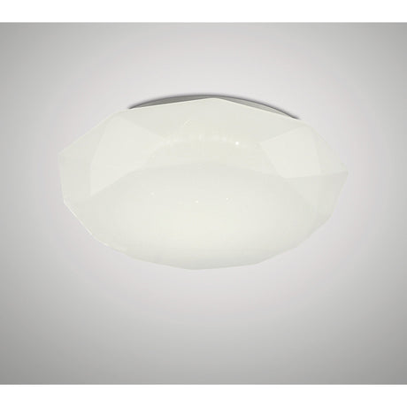 Diamante II Flush Ceiling Light LED 3000K 36W - White