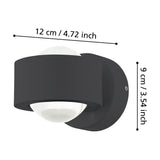 Dilvelle LED Outdoor Wall Light - Anthracite