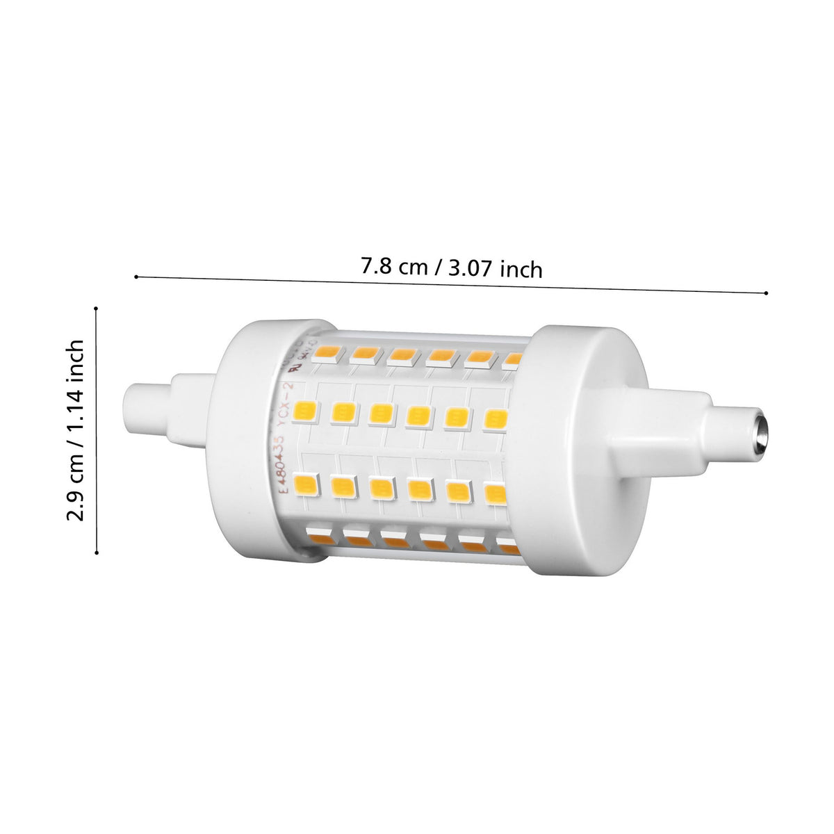 Dimmable LED Bulb R7S 8W 950lm Warm White