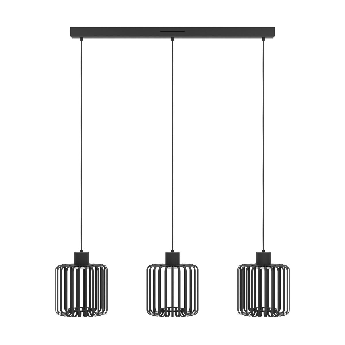 Dosmorne Smart Colour Changing Linear Pendant Light - Black