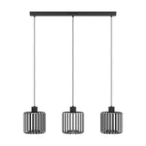 Dosmorne Smart Colour Changing Linear Pendant Light - Black
