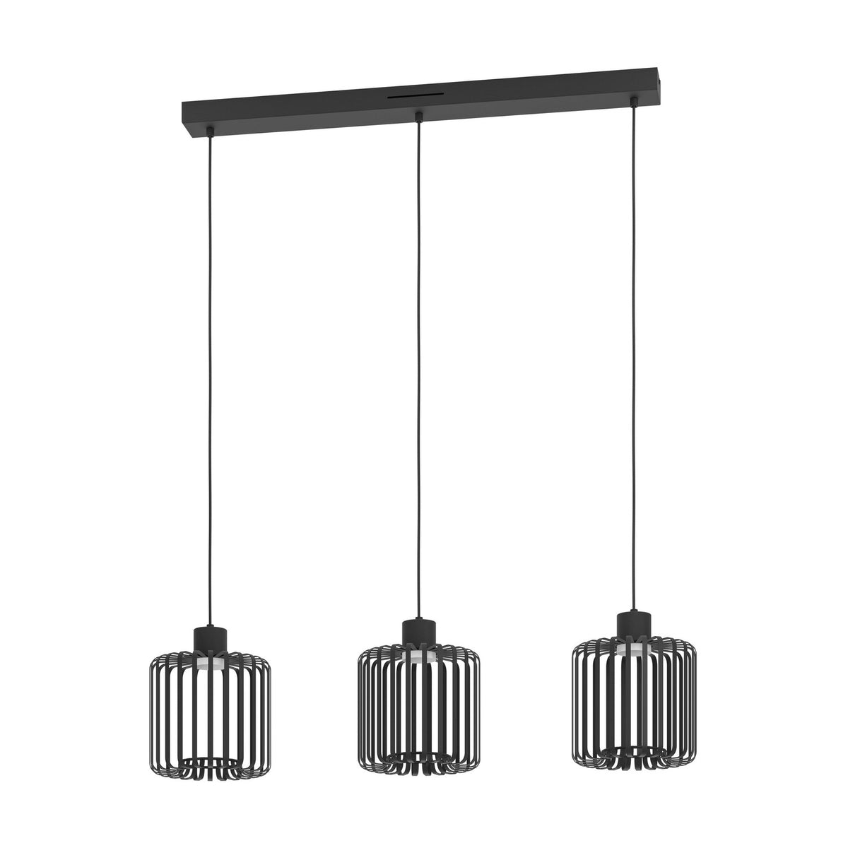 Dosmorne Smart Colour Changing Linear Pendant Light - Black