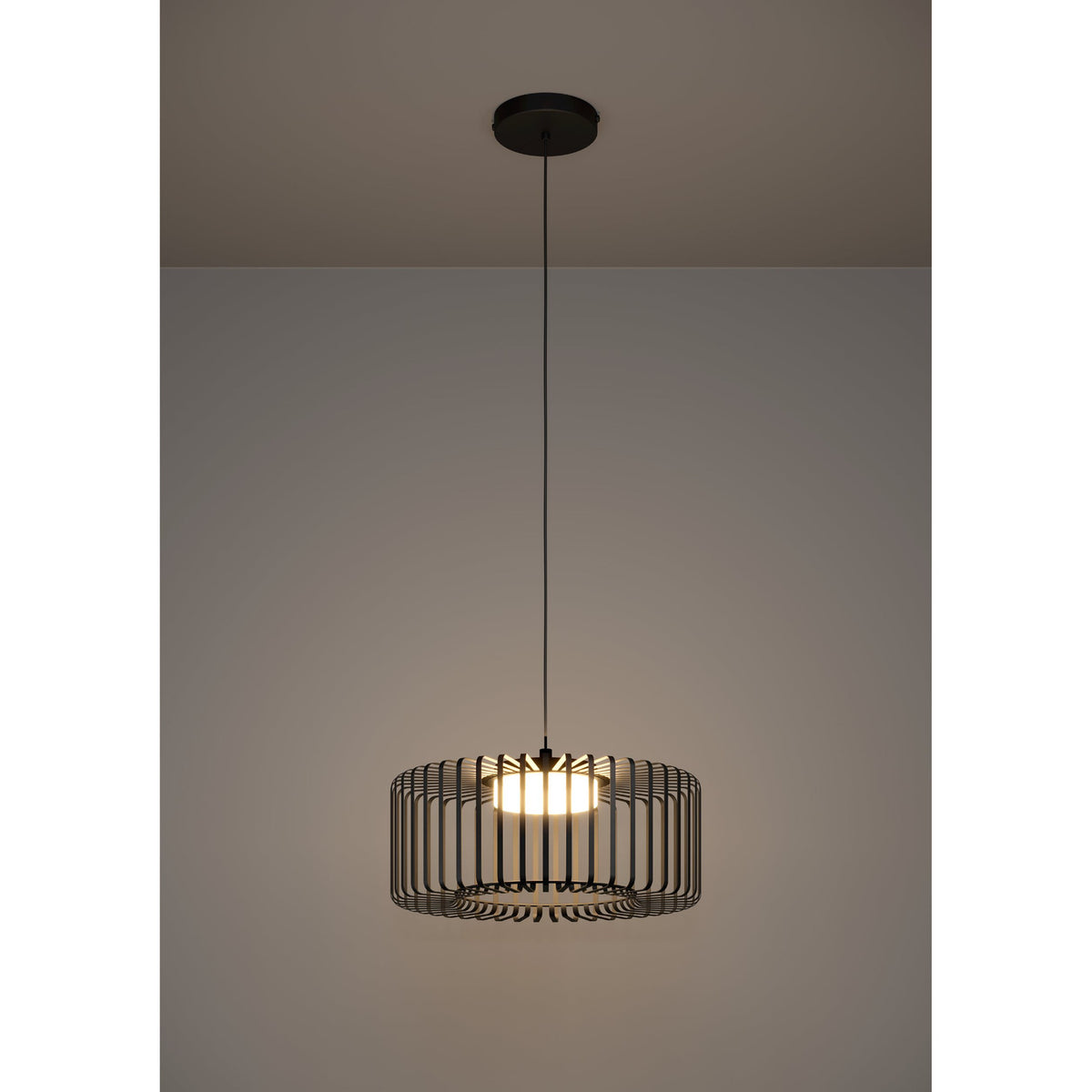 Dosmorne Smart Colour Changing Pendant Light - Black