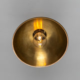 Dovrin Brass Dome Flush Ceiling Light IP65