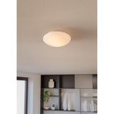 Drasmena 2 Light Flush Ceiling Light - White
