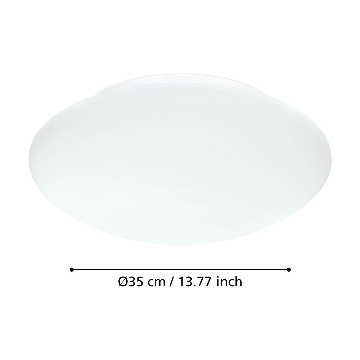 Drasmena 2 Light Flush Ceiling Light - White