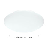 Drasmena 2 Light Flush Ceiling Light - White