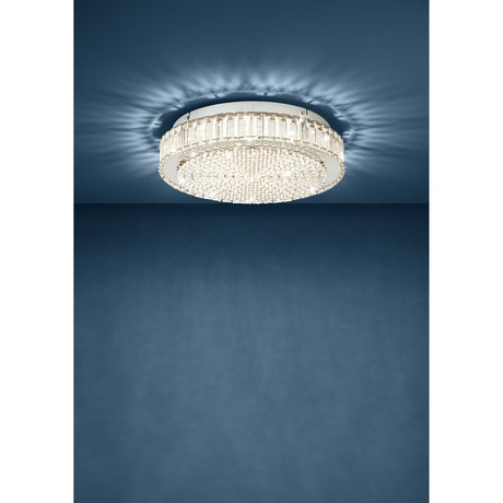 Drasvessa LED Flush Ceiling Light 41cm - Chrome