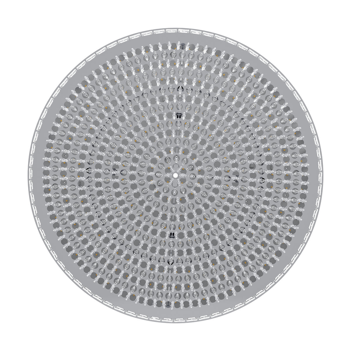 Drasvessa LED Flush Ceiling Light 60.5cm - Chrome