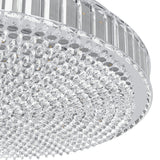 Drasvessa LED Flush Ceiling Light 60.5cm - Chrome