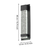 Drelbelle LED Outdoor Wall Light 40cm - Black