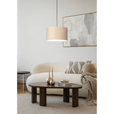 Dremane Fabric Pendant Light - Black