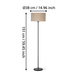 Dremane Floor Lamp - Black
