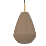 Dresessa Glass Linear Pendant Light - Brushed Brass