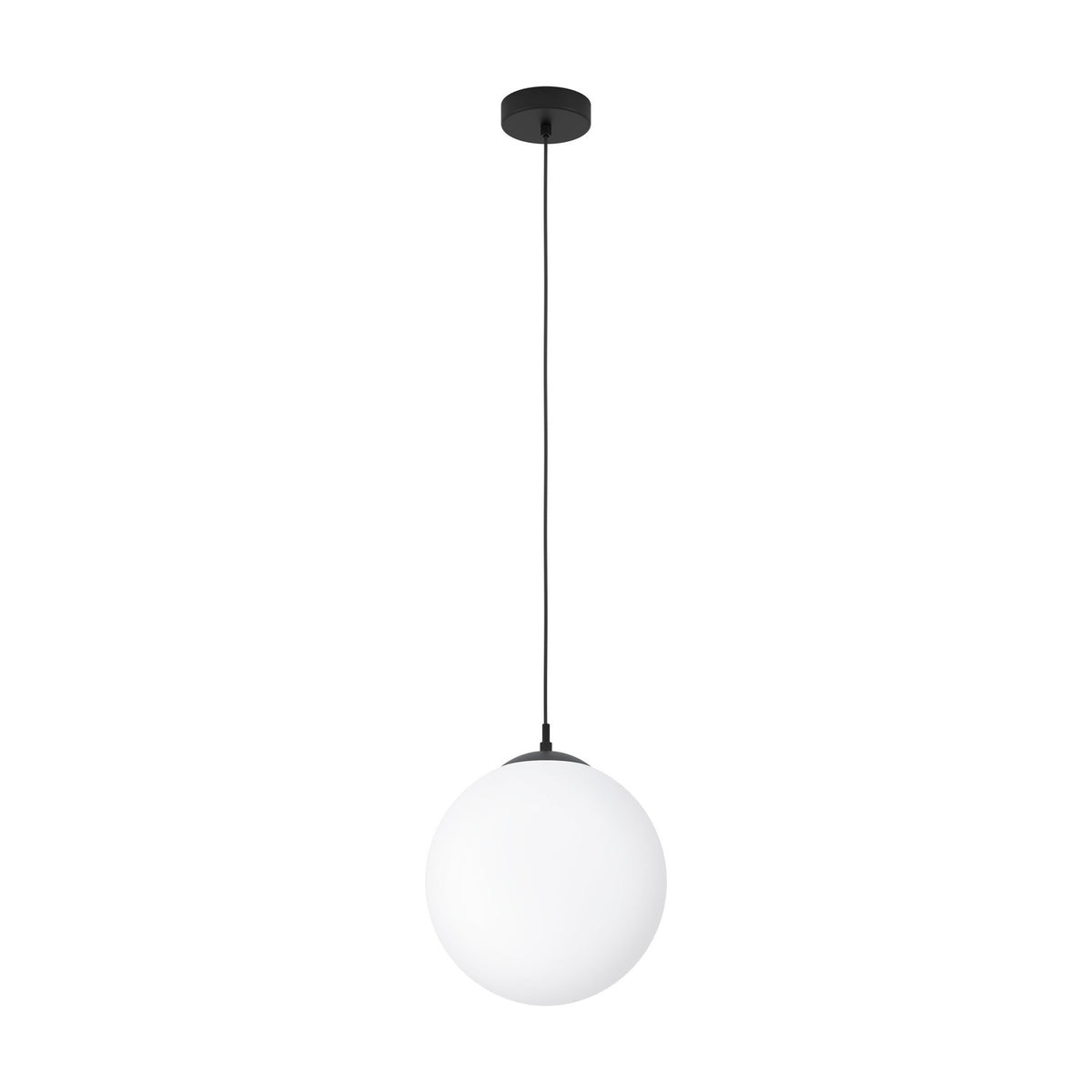 Drilvenne Glass Pendant Light 30cm - Black