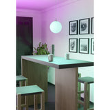Drilvenne Glass Pendant Light 30cm - Satin Nickel