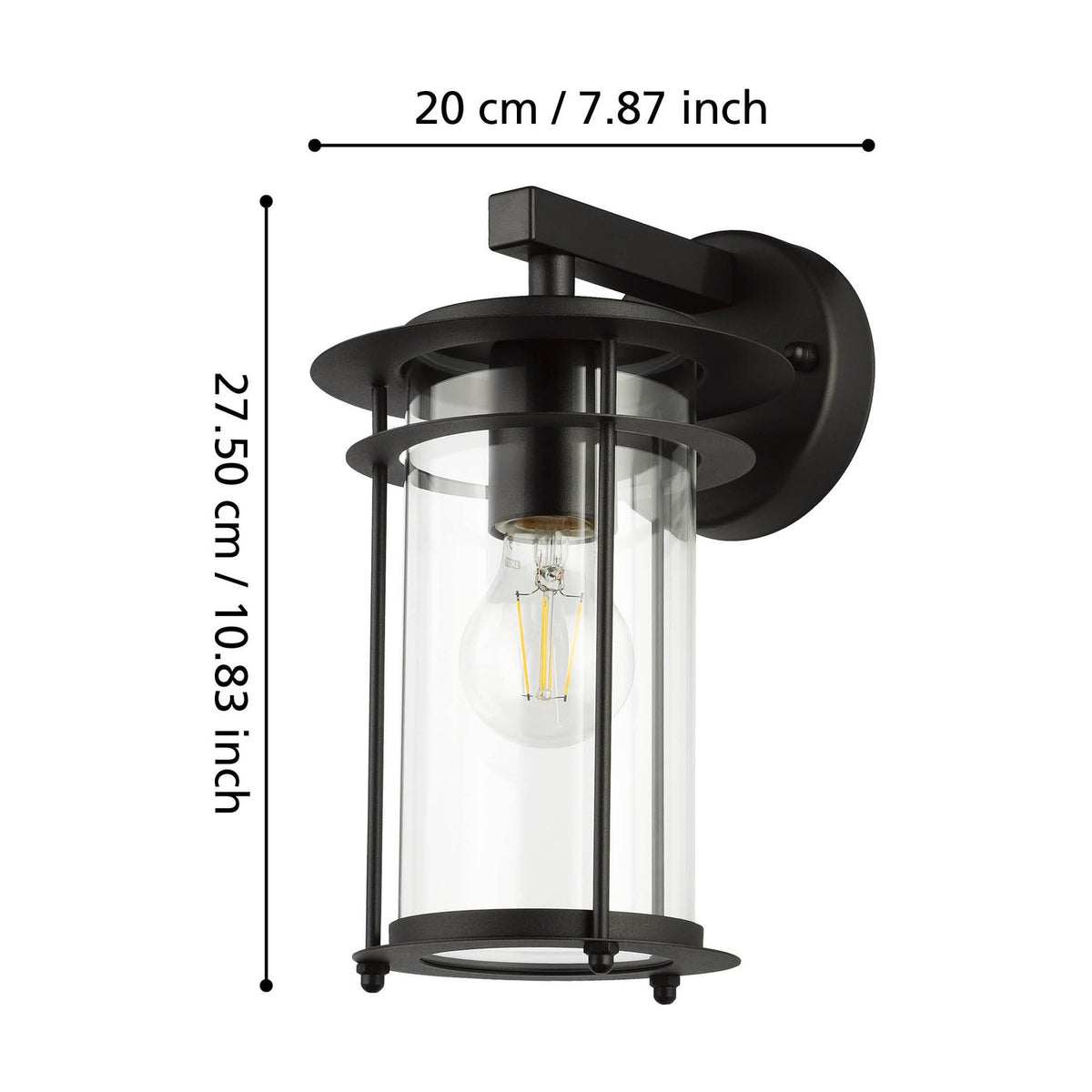 Drimena Outdoor Wall Light - Black