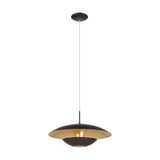Dronvelle Pendant Light - Brown & Gold