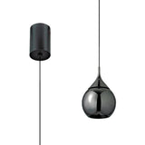 Drop LED Pendant Light 7W 3000K - Pearl Black