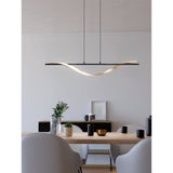 Drosmine Pendant Light - Black & Brushed Brass