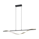 Drosmine Pendant Light - Black & Brushed Brass