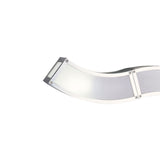 Duna 2 Light Wall Light E27 - Polished Chrome